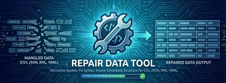 Repair Mangled Data Files